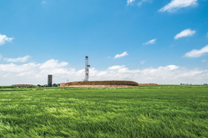 oil and gas production rig in Denver basin