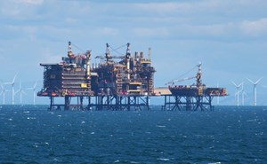 platforms on the Morecambe bay, where Spirit Energy is launching a new carbon capture project