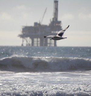 natural gas platform in Romanian Black Sea