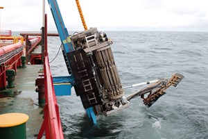 PROD being deployed from Ocean Zephyr on the Baltyk project