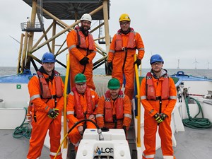 Some of the Interocean team during the Vattenfall project